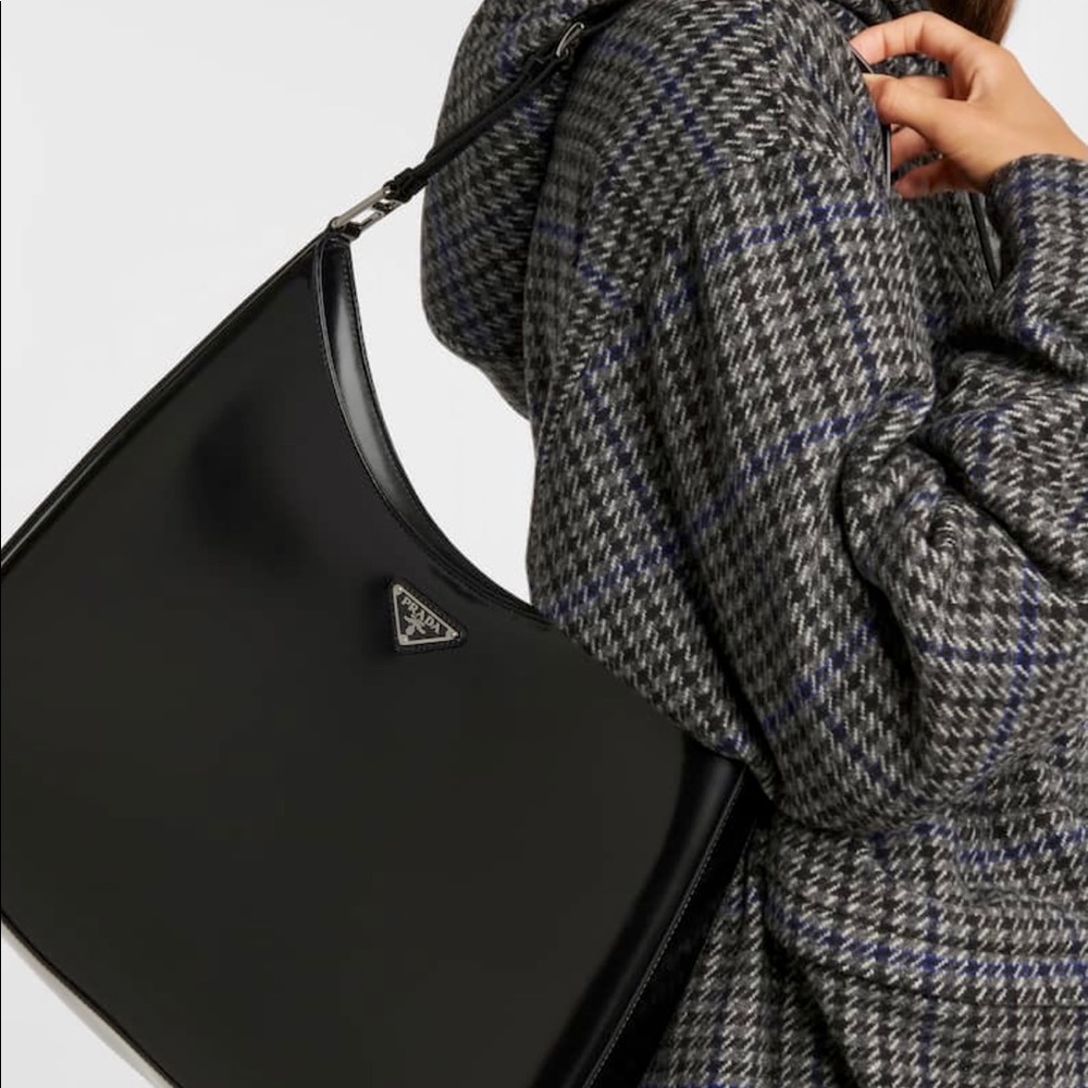 Prada NWT maxi Cleo black bag F/W 2021 authentic